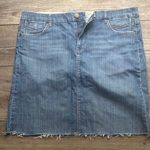 Gap Denim Blue Skirt 16